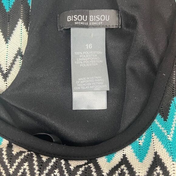 Bisou Bisou Womens Halter Keyhole Back Sleeveless Belted Maxi Dress Green Sz 16 - Picture 6 of 14